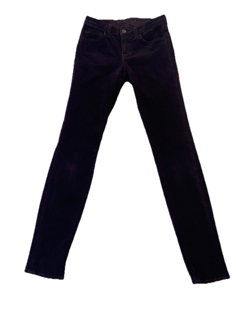 J Brand Purple Corduroy Skinny Pants Low Rise Women’s Size 25